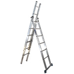 A Tipi Kayar S�rmeli Aluminyum Merdiven